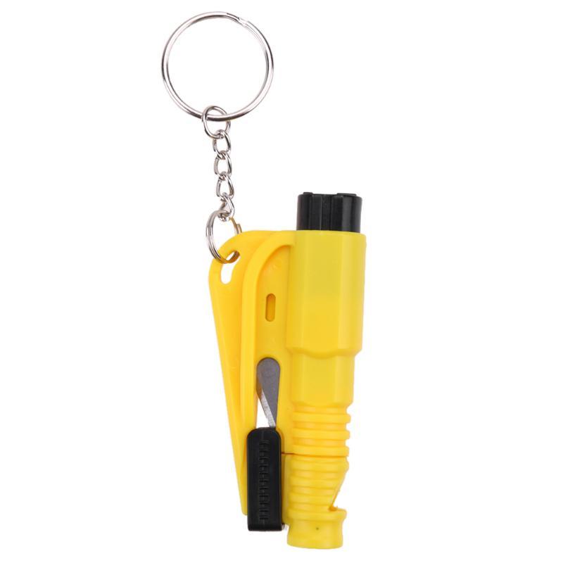 Emergency Mini Safety Hammer Auto Car Window Glass Breaker Keychain Escape Tool